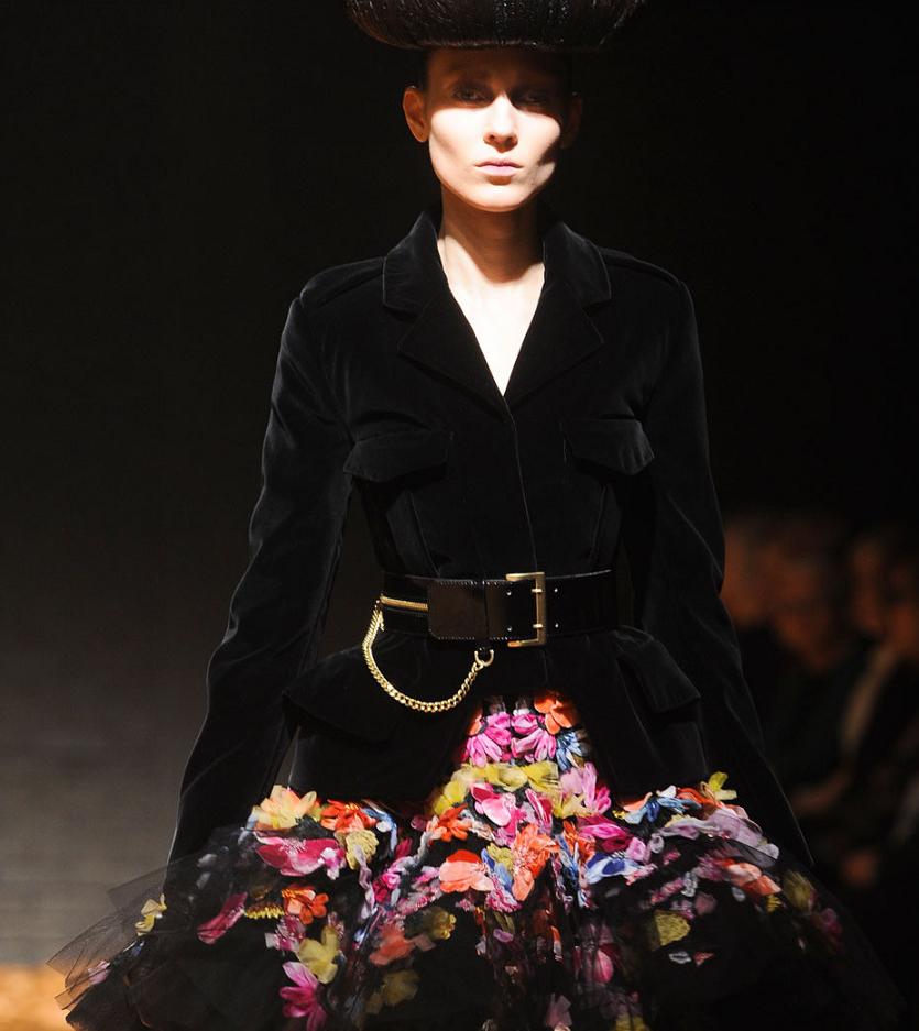Fashion & Lifestyle: McQ by Alexander McQueen Floral Dresses Fall 2012 ...