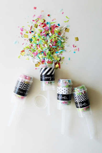DIY confetti poppers | Lorrie Everitt Studio