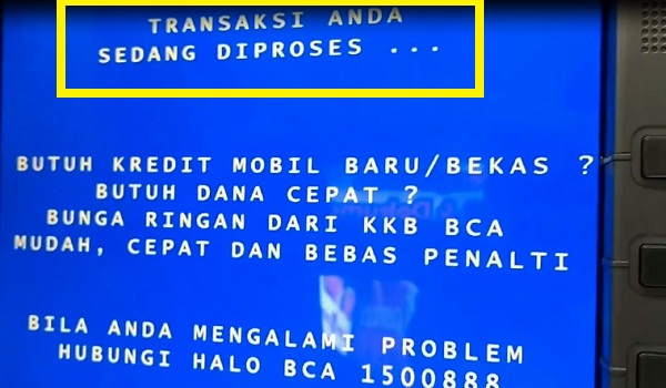 Mengambil Uang Lewat ATM BCA: Langkah Ketiga 2 Mengambil Uang Lewat ATM BCA: Langkah Ketiga 2