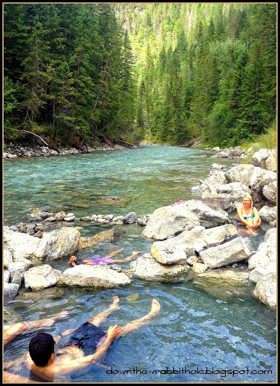 Lussier River, Whiteswan Provincial Park, natural hot springs, British Columbia