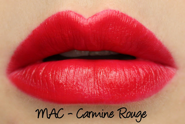 MAC Monday: Prabal Gurung - Carmine Rouge Lipstick Swatches & Review