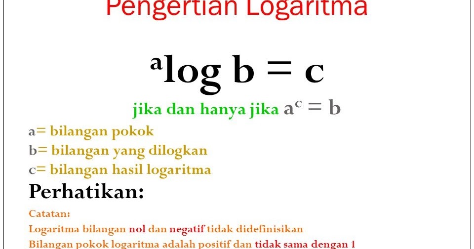pengertian logaritma menurut para ahli Informasi pengetahuan