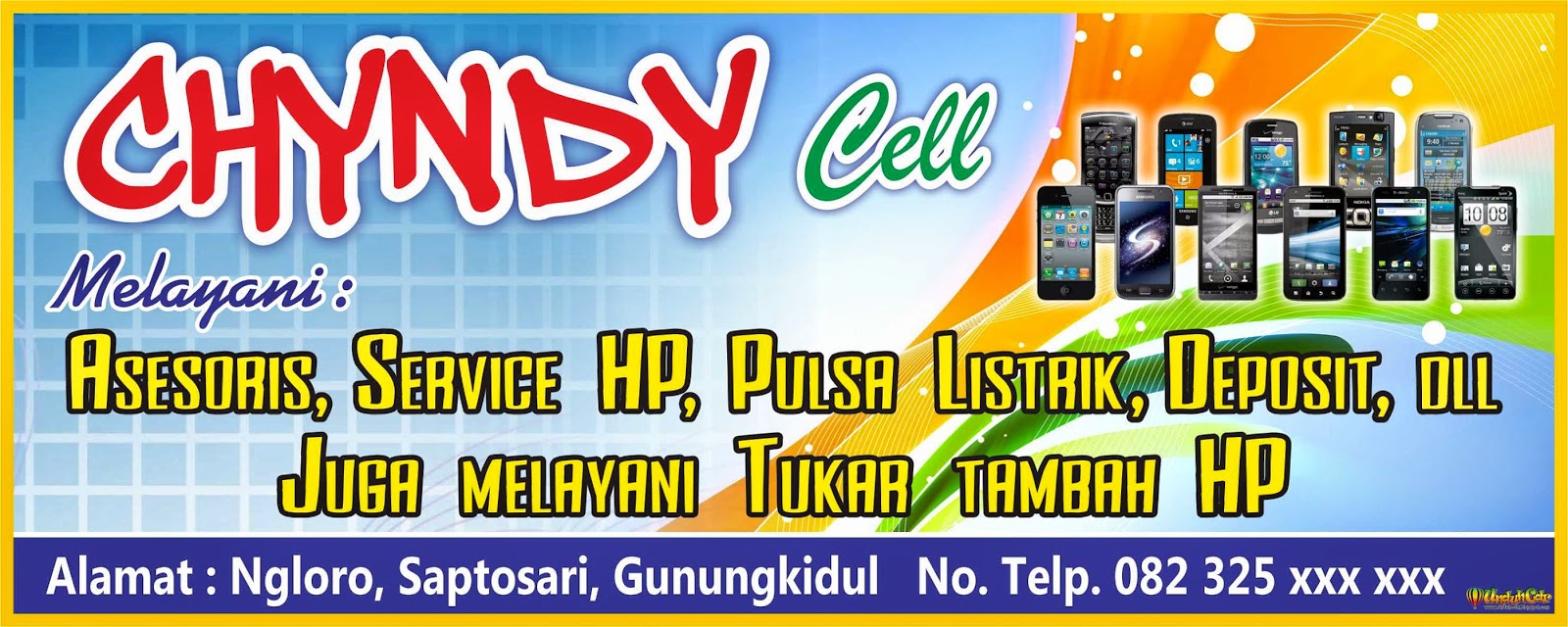 Baru 41+ Spanduk Jual Pulsa Cdr