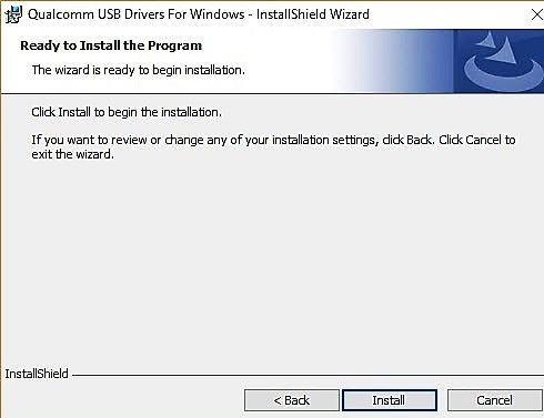 Qualcomm HS-USB QDLoader 9008 Driver Install