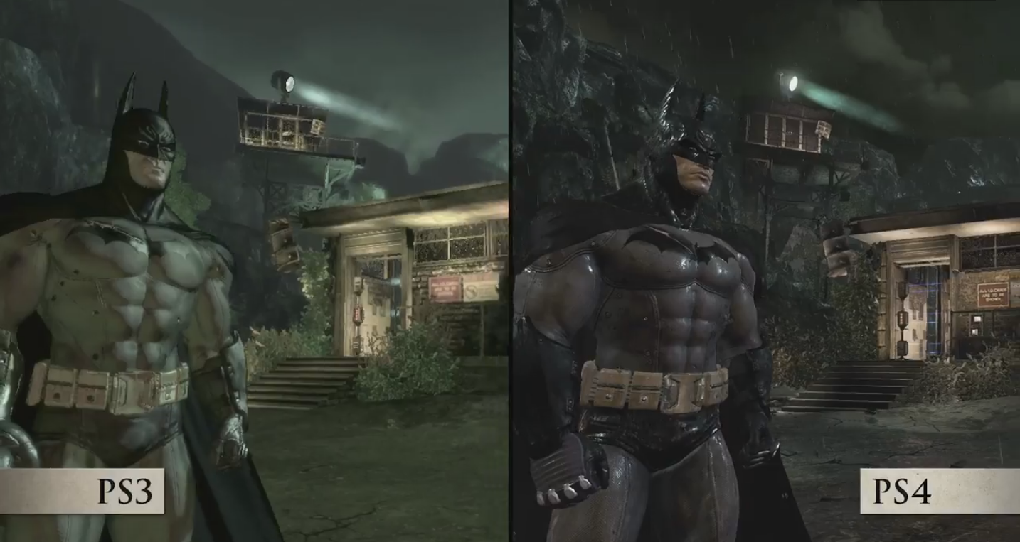 BATMAN: RETURN TO ARKHAM Comparison Video of Original PS3 Graphics to the  Newly Updated PS4 Version