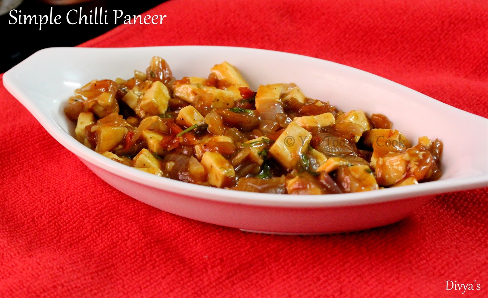 Simple Chilli Paneer No Ginger, No Garlic Recipe Easy Chilli Paneer