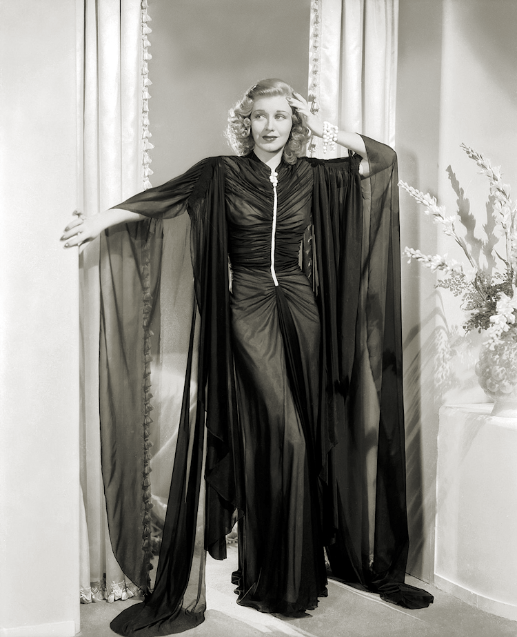 Gods and Foolish Grandeur Ginger's gown Ginger Rogers in fashion portraits from "Shall We