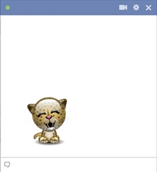Facebook Baby Leopard Emoticon
