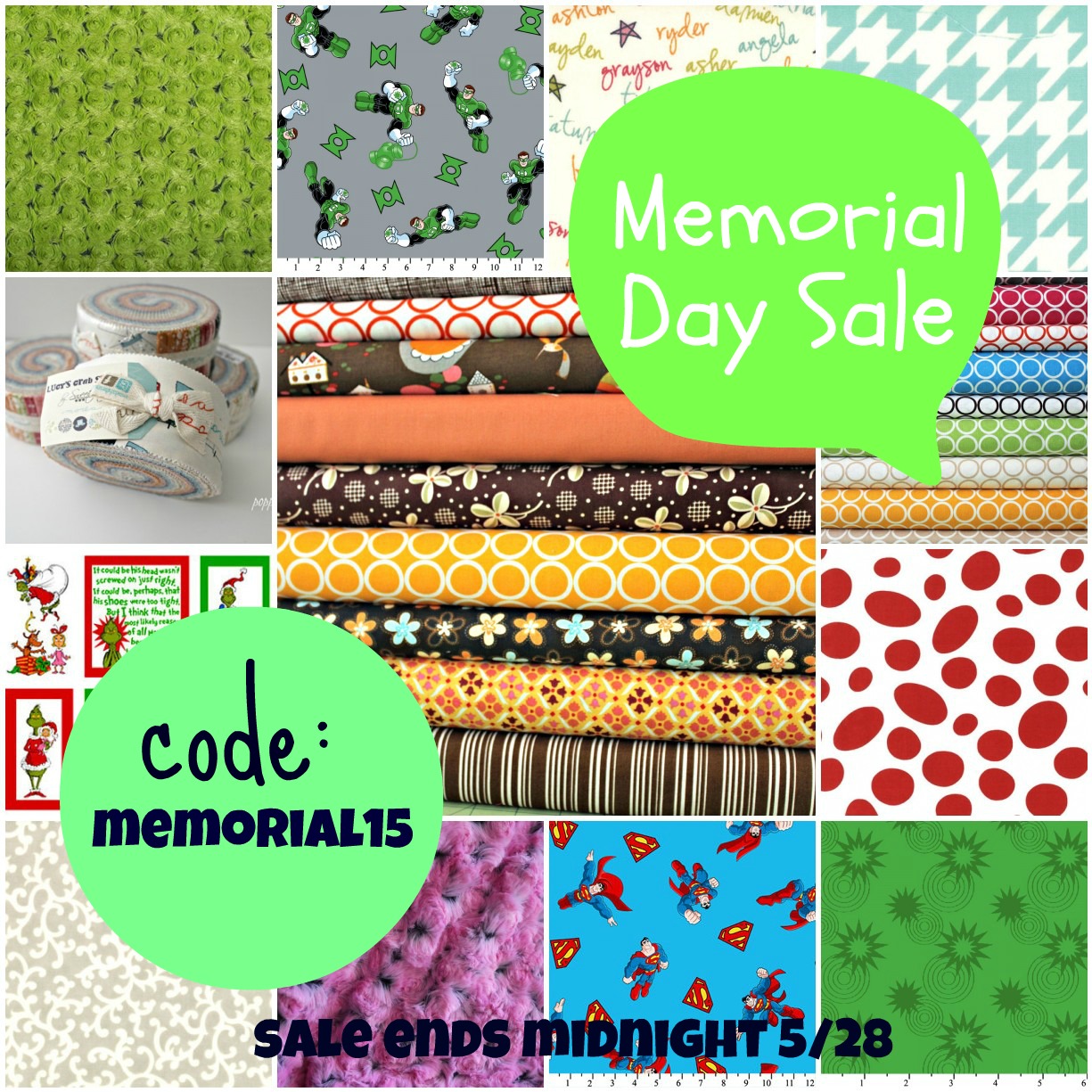 POPPYSEED FABRICS Memorial day weekend sale!!!!!!!