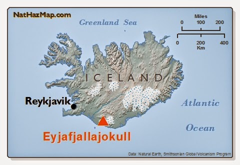 eyjafjallajokull iceland study case eruptions volcanoes nasa geography revision fissure dealing multiple common used so