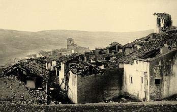 Alhama de Granada. Terremoto de Andalucía de 1884.
