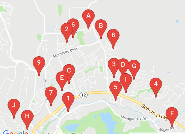 Map of June 2018 sales in Rincon Valley 95409