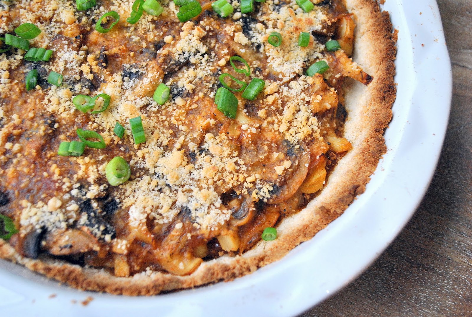 Christmas Series Mushroom & Heart of Palm Pie (Torta de Cogumelo