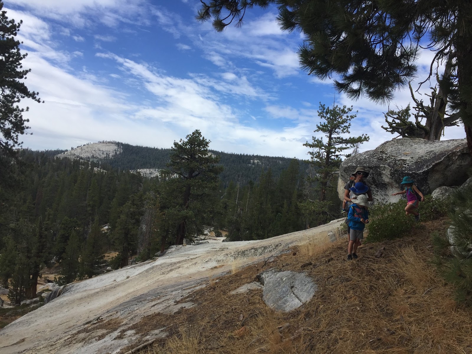 Joe and Heidi White Scrambling & Camping at Courtright Reservoir