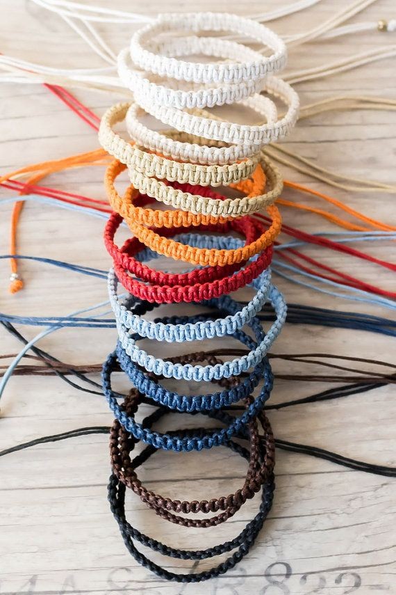 Pulseras de la amistad con macramé paso a paso 891 - y Labores