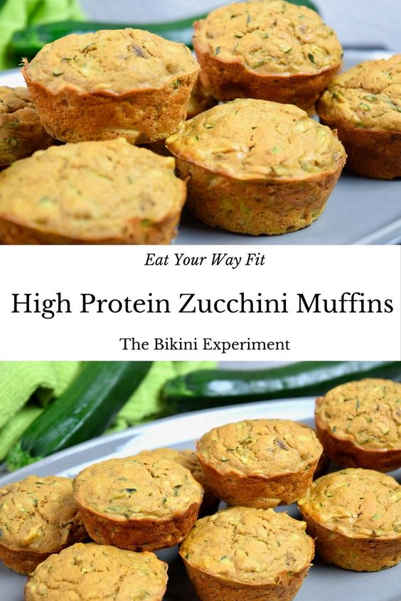 High Protein Zucchini Muffins Meal Prep Recipes For Busy People