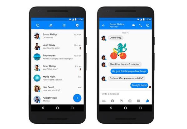 Facebook Messenger: Νέα εμφάνιση βασισμένη στο Material Design για συσκευές Android