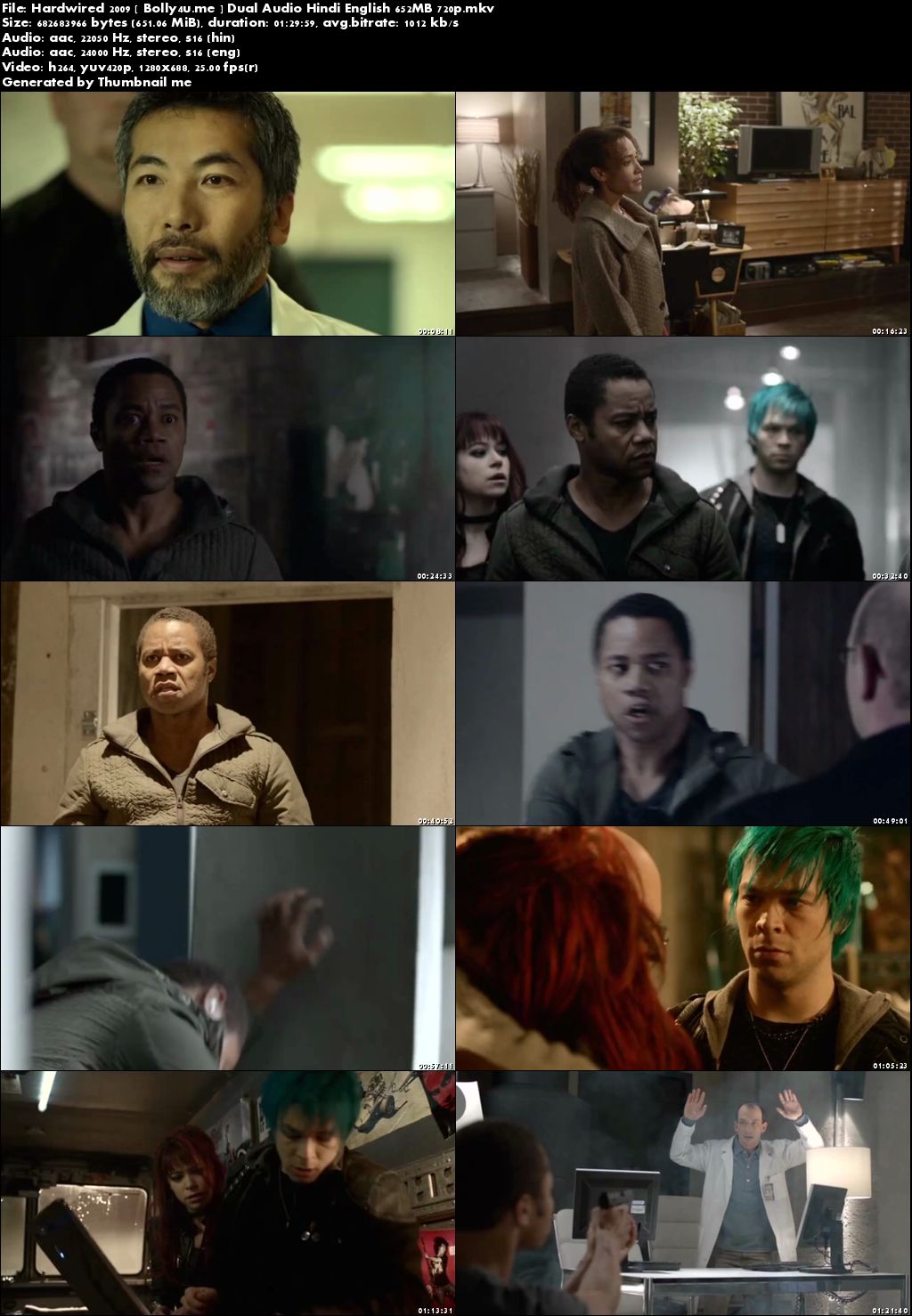 Hardwired 2009 BluRay 300MB Hindi Dual Audio 480p Download