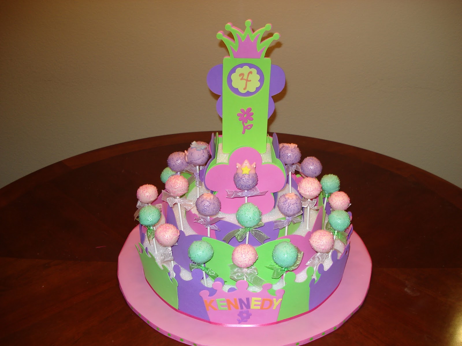 JessiCakes Project Princess Themed Cake Pops/Cupcake Tower