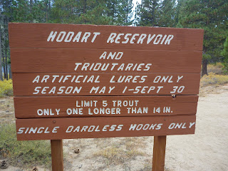 Hobart Reservoir fishing regulations