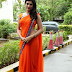Shraddha Das Hot Stills In Orange Saree