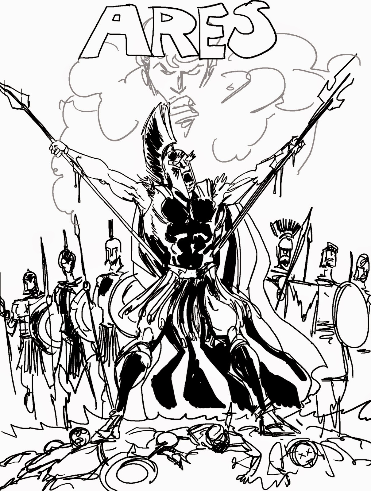 How To Draw Ares