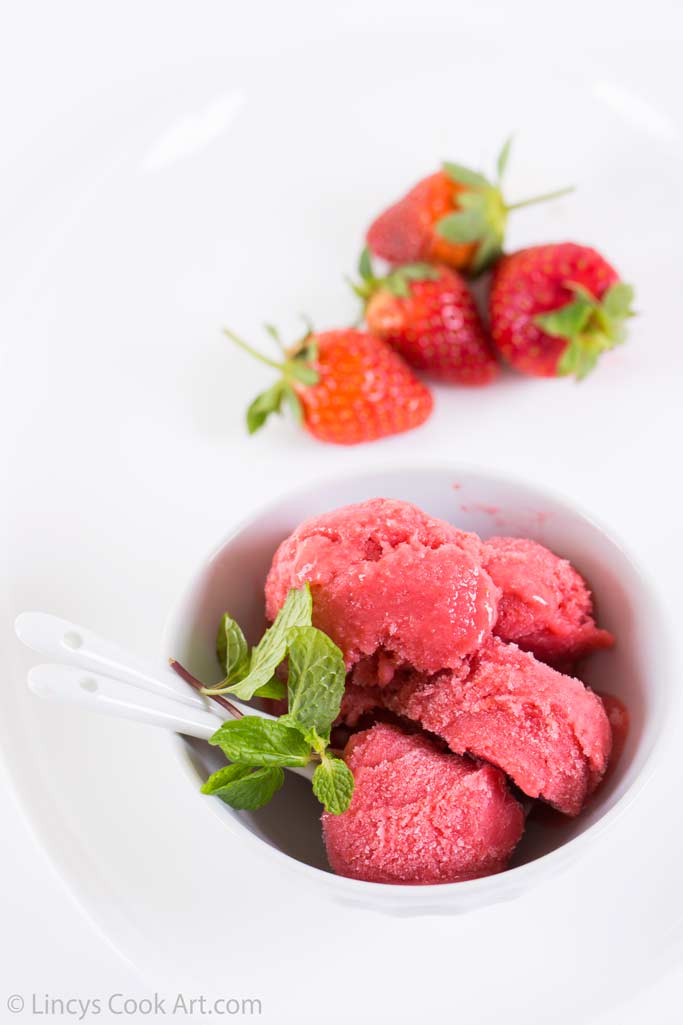Fresh Strawberry Sorbet recipe