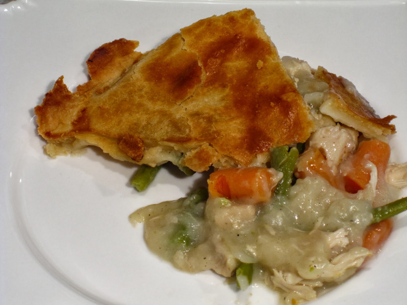 Chicken Pot Pie - using left over chicken