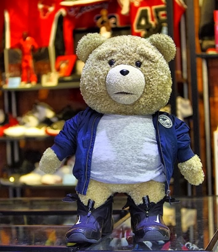 Celeb Sneaker Game: TED The Bear Wearing Nike Flightposite Carbon Fiber ...