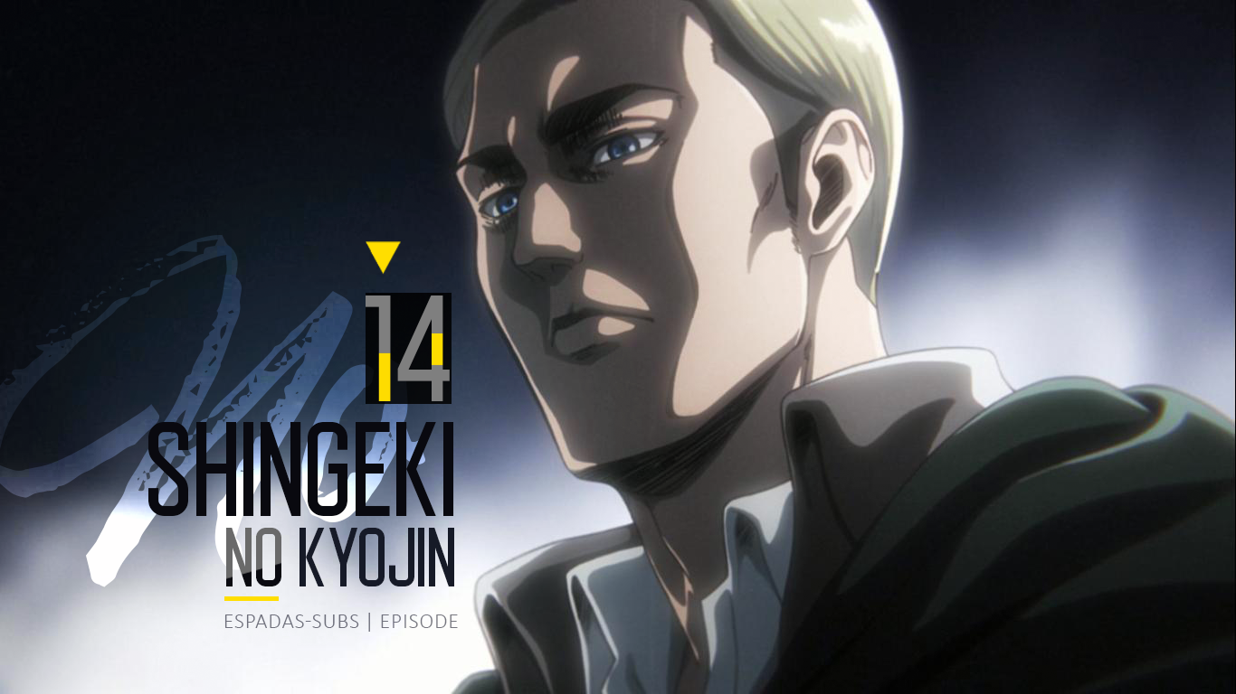 الحلقة 14 من الموسم الثالث لأنمي هجوم العمالقة Shingeki No Kyojin S3 Ep14 Espadas Subs