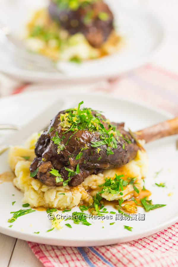 紅酒焗羊膝配薯蓉 Baked Lamb Shanks in Red Wine03