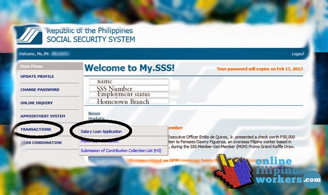 How to Apply for SSS Salary Loan Online Registration and Application