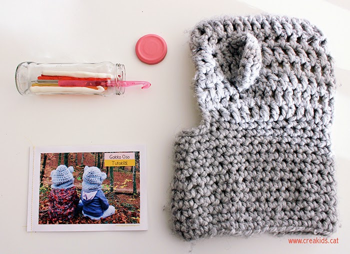 CreaKids: Taller gorro oso a ganchillo