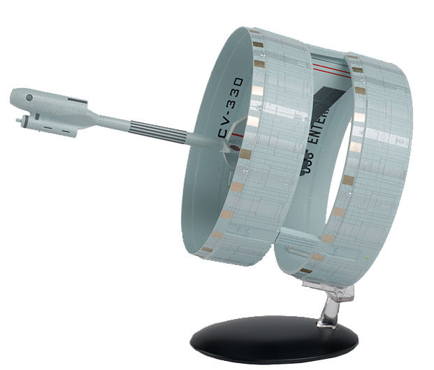 The Trek Collective New images of Eaglemoss XL Voyager and ring ship