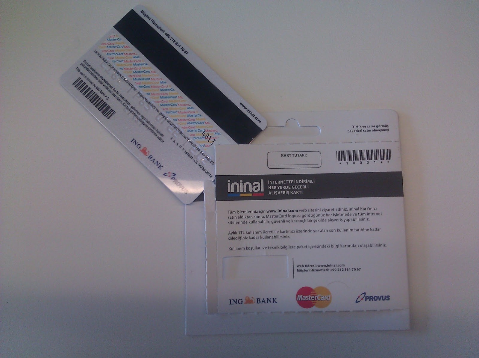 ininal: internette indirimli alışveriş kartı incelemesi | Öyle yani...