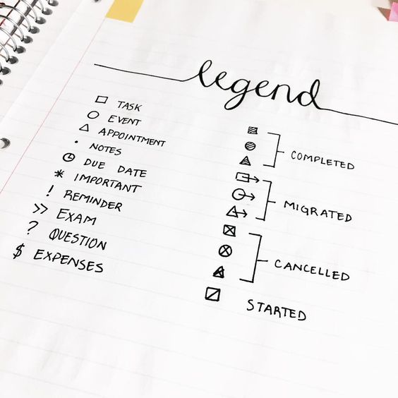 keys-legend-bullet-journal