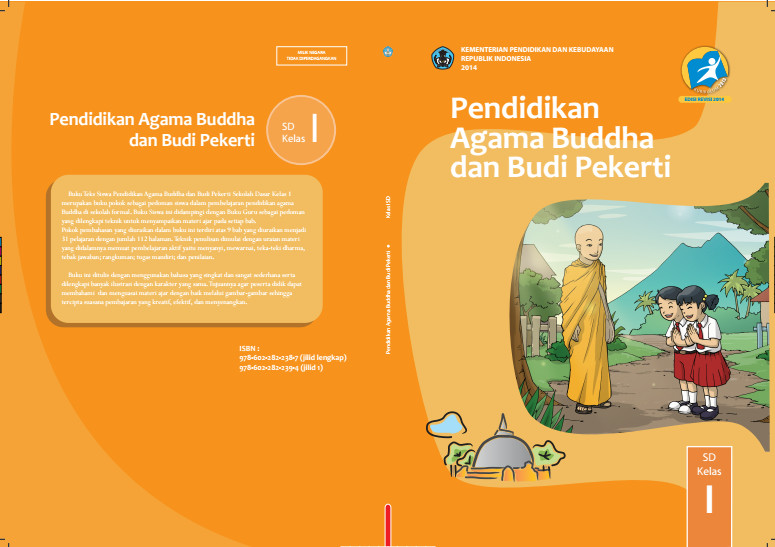 Download Gratis Buku Siswa Pendidikan Agama Budha Dan Budi Pekerti Kelas 1 SD Kurikulum 2013 Format PDF