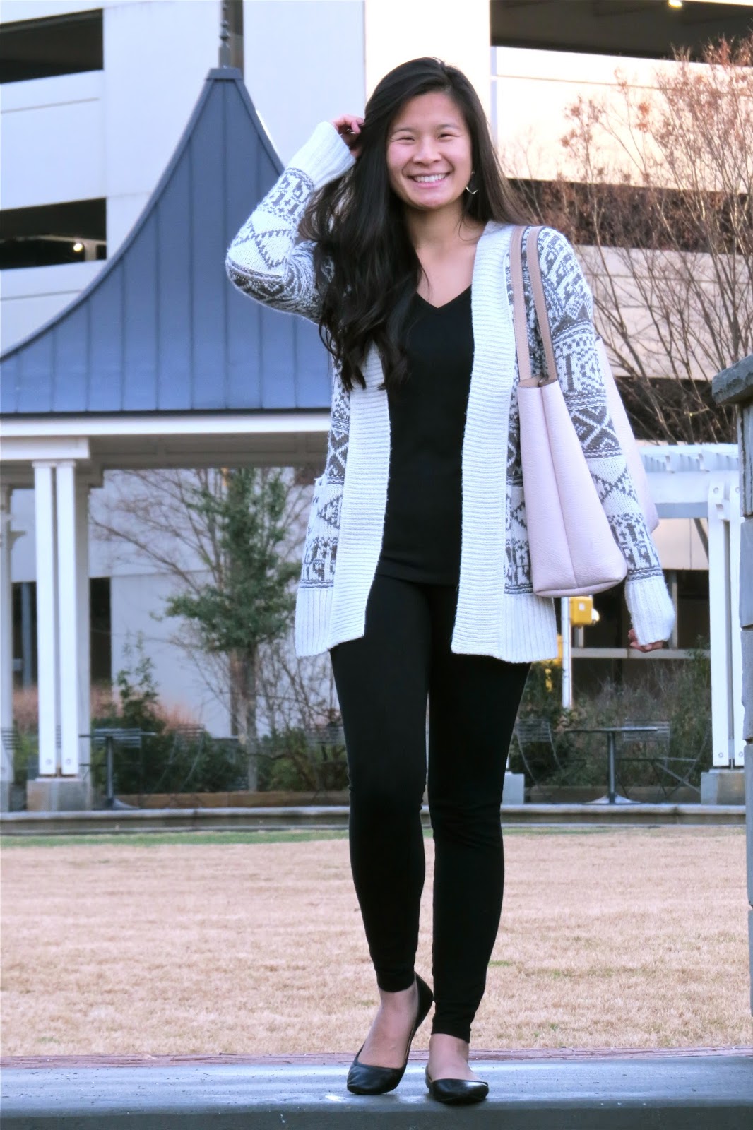 Styling_a_patterned_cardigan