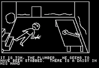 Videojuego Mystery House - Apple II 1980