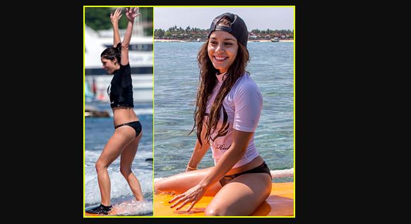Vanessa Hudgens y Ashley Greene Surfeando