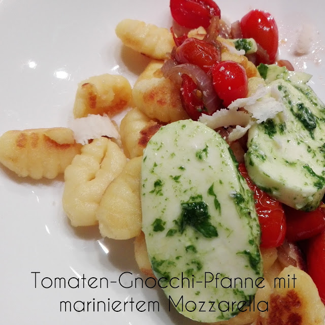 [Food] Tomaten-Gnocchi-Pfanne mit mariniertem Mozzarella