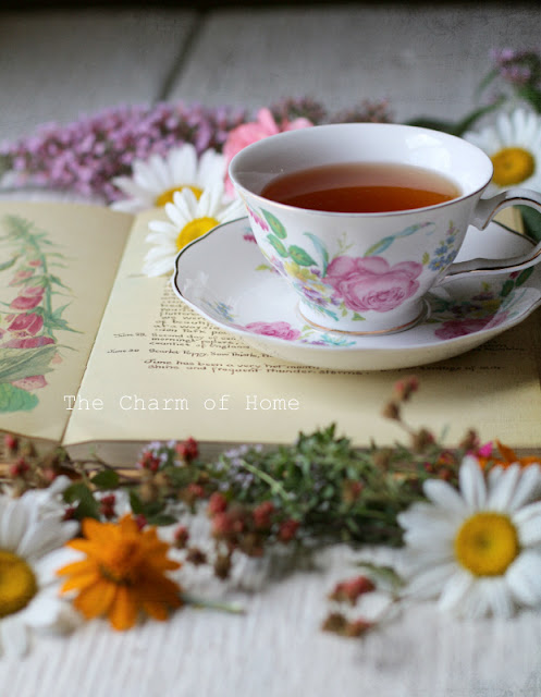 June Visual Tea/Garden Journal: The Charm of Home