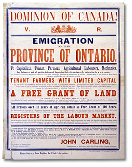 Canadian Immigration Poster