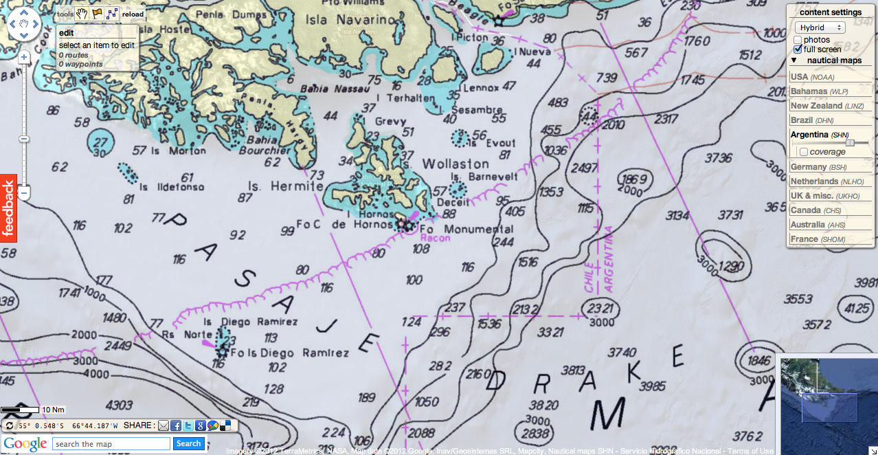 GeoGarage blog Vendee Globe Cape Horn and ice danger