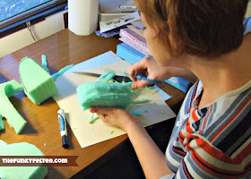 Handmade Needle Felted Elf Craft Project