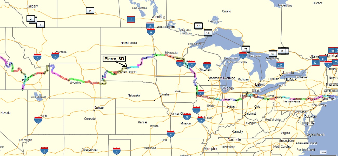Wild West Tour ll Day 25 Miller, SD > Pierre, SD