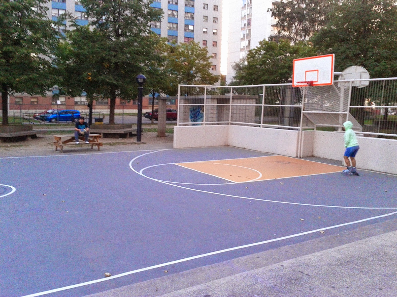 Toronto things St Jamestown outdoor basketball court at 375 Bleecker Street in Toronto