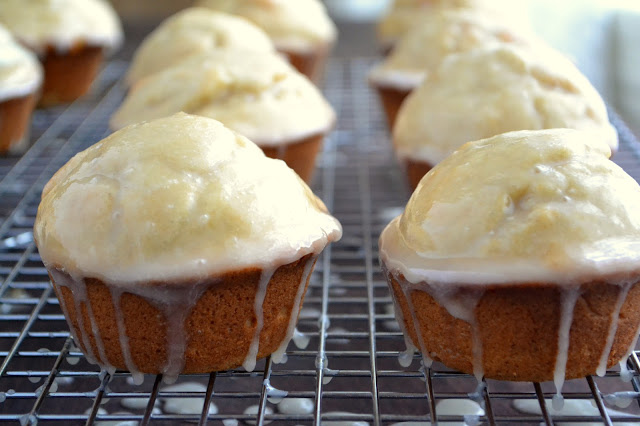 glazed buttermilk doughnut muffins