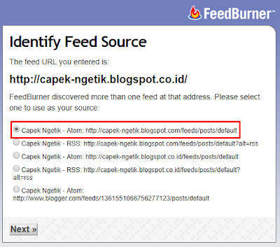 Identify Feed Source Identify Feed Source