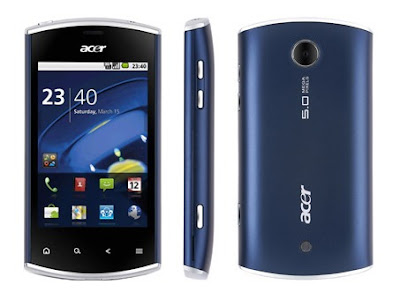 Acer Liquid mini E310 in royal blue